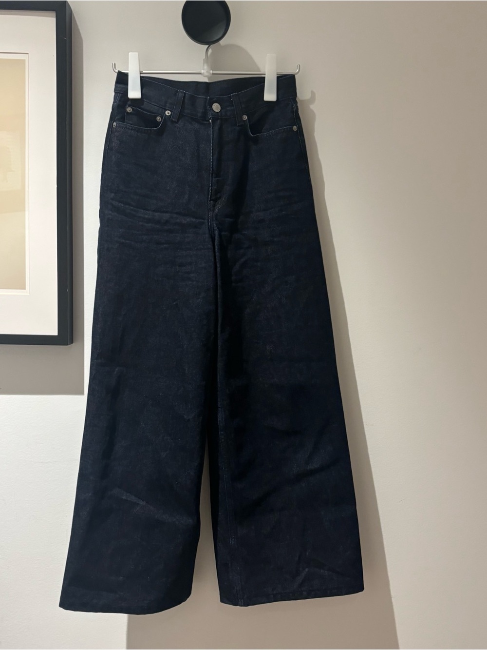 COS Dial wide leg jeans 25 - dark indigo wash